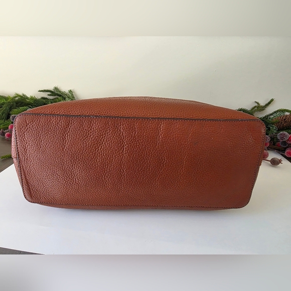 Tory Burch Brown Leather Tote Bag - Picture 10 of 13